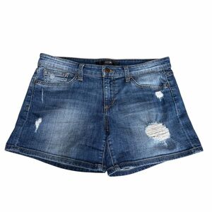 Joe's Jeans Marylee Distressed Denim Shorts | Mid Rise | Dark Wash | Size 28